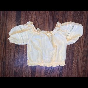 Adorable baby yellow top! H&M
